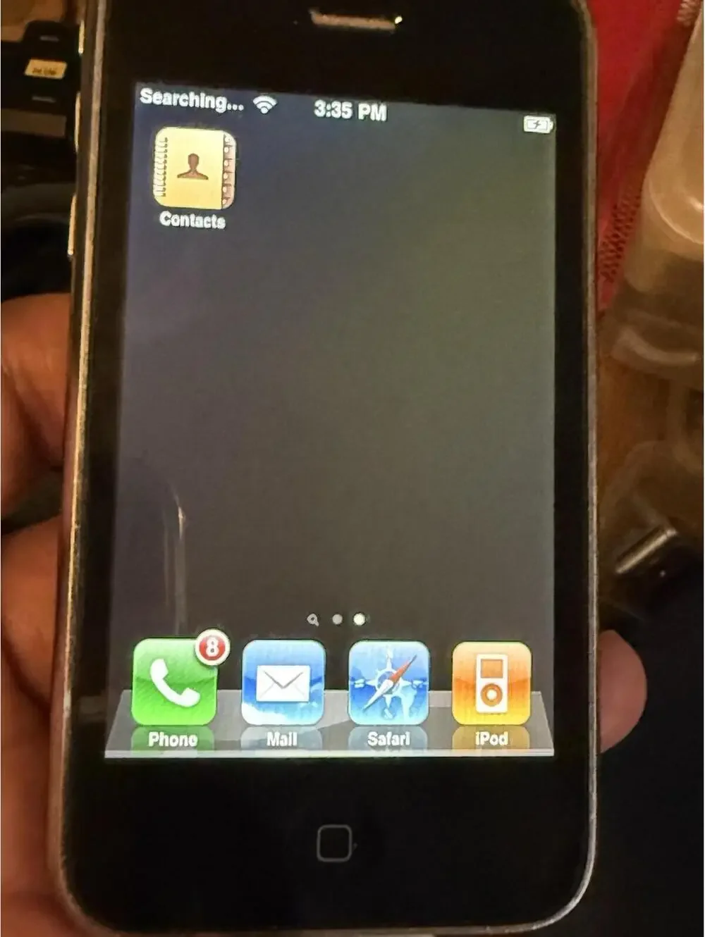 Apple iPhone - 8 GB - Black AT&T, Not Holding Charge Looks Good , Read Descrip